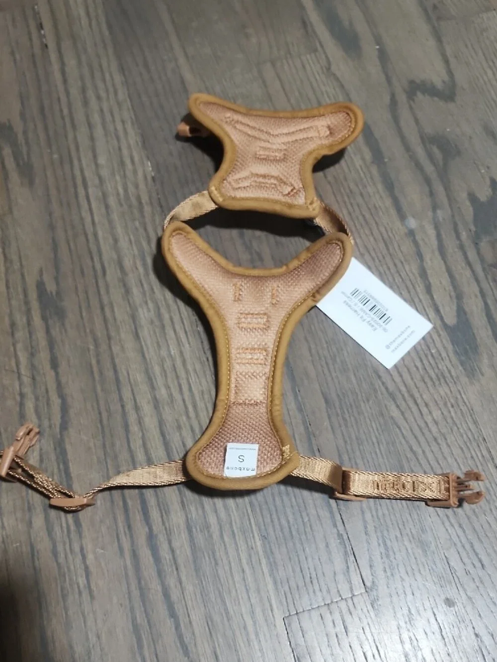 Max-Bone Tan Dog Harness